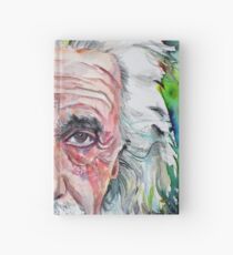 Cuaderno de tapa dura ALBERT EINSTEIN - retrato de acuarela.13