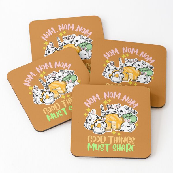 Item preview, Good things must share - rabbit and carrot cake designed and sold by The magic  Yellow bus.
