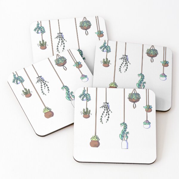 Item preview, houseplant collection - monstera, succulent & hanging pearl designed and sold by sammysketching ..