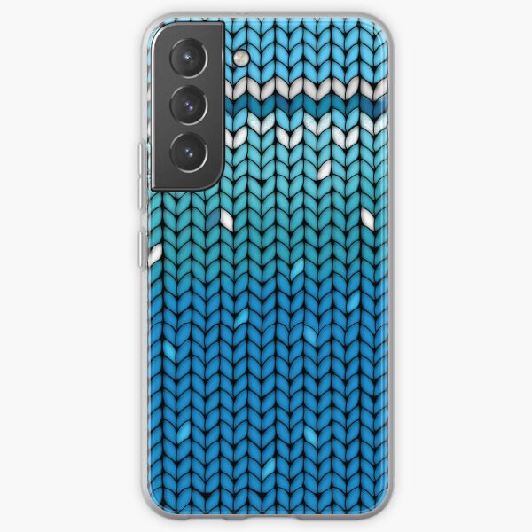 Aquamarine Knit Samsung Galaxy Soft Case