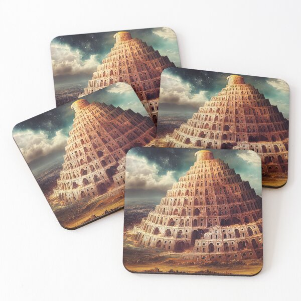 Item preview, Leaning Babylonian Tower designed and sold by OccultDreams.