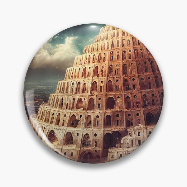 Item preview, Leaning Babylonian Tower designed and sold by OccultDreams.