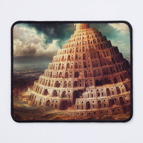 Item preview, Leaning Babylonian Tower designed and sold by OccultDreams.