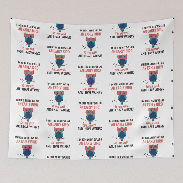 Item preview, Night Wise Owl - Funny Gifts for Owl Lovers and Zoologists designed and sold by FanityPrints.