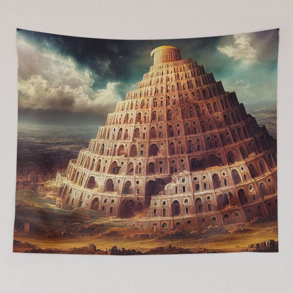 Item preview, Leaning Babylonian Tower designed and sold by OccultDreams.
