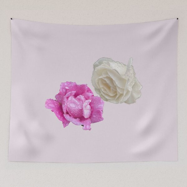 Item preview, Pink and white roses designed and sold by indiafrankk.