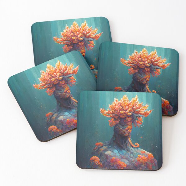 Item preview, god of coral designed and sold by shrineshop.