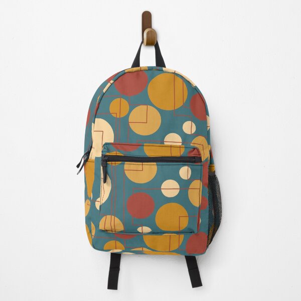 Item preview, Dots and intersectines mid century modern colour palette designed and sold by EmmieByDesign.