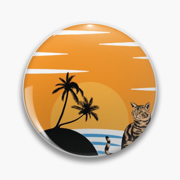 Item preview, Cat looking at sunset t-shirt designed and sold by SenhajiWorld.