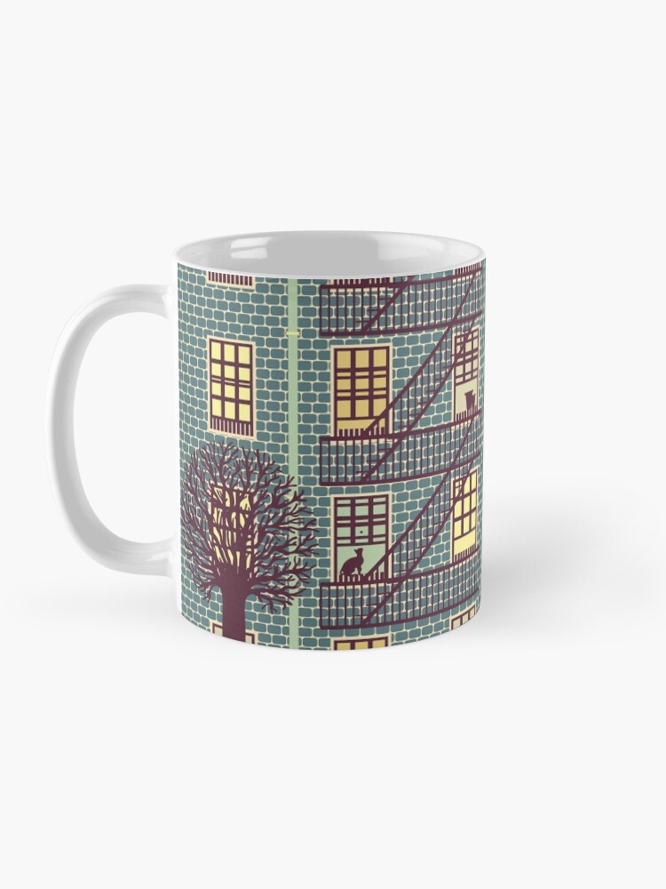 Thumbnail 3 of 6, Coffee Mug, The fly (night) designed and sold by freshinkstain.
