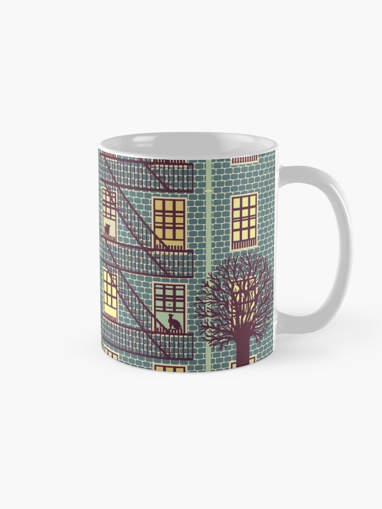 Thumbnail 5 of 6, Coffee Mug, The fly (night) designed and sold by freshinkstain.