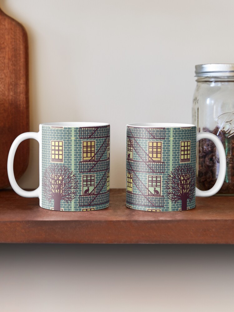 Thumbnail 2 of 6, Coffee Mug, The fly (night) designed and sold by freshinkstain.