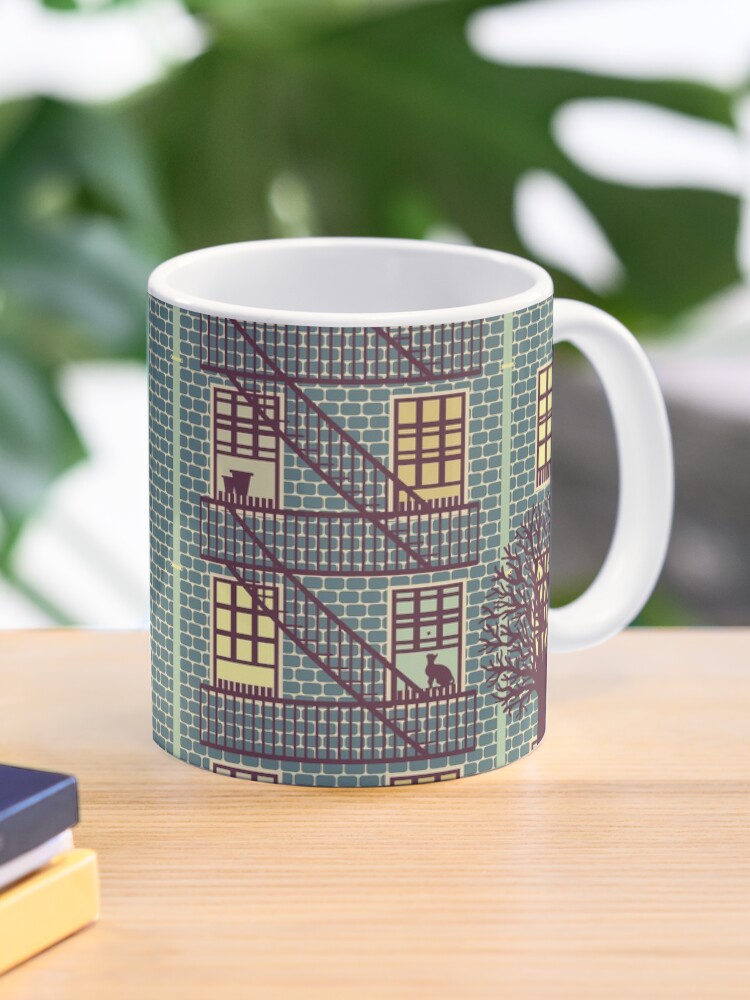 Thumbnail 1 of 6, Coffee Mug, The fly (night) designed and sold by freshinkstain.