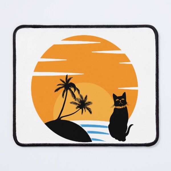 Item preview, Cat looking at sunset t-shirt designed and sold by SenhajiWorld.