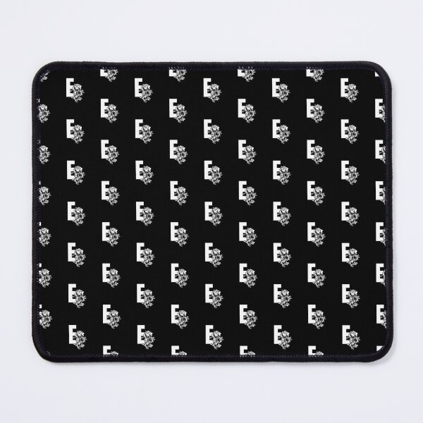 Item preview, E Botanical Monogram. Peony snake floral letter designed and sold by Emotionsy.