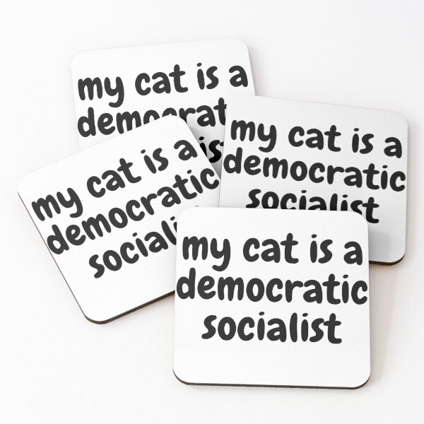 Item preview, my cat is a democratic socialist : meme cat designed and sold by MokonoKokoro.