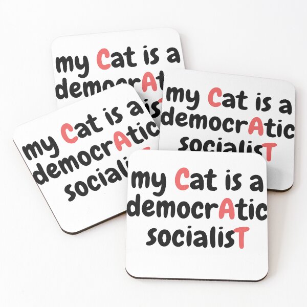 Item preview, my cat is a democratic socialist : meme cat designed and sold by MokonoKokoro.