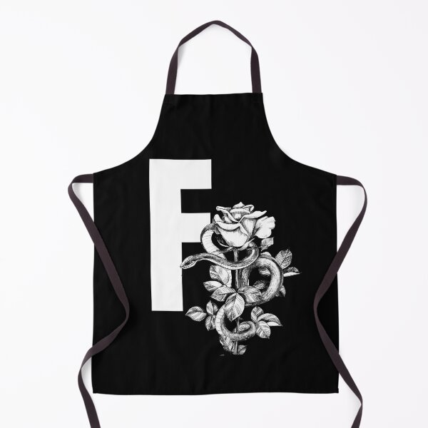 Item preview, F Botanical Monogram. Peony snake floral letter designed and sold by Emotionsy.