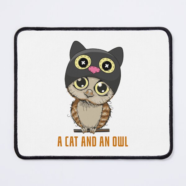Item preview, A Cat And An Owl Funny Pet Owner - cute cutie catowl or owlcat designed and sold by The Patootoos.