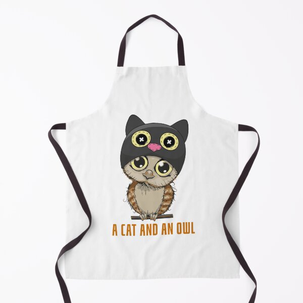 Item preview, A Cat And An Owl Funny Pet Owner - cute cutie catowl or owlcat designed and sold by The Patootoos.