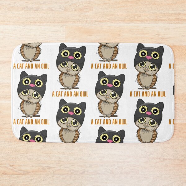 Item preview, A Cat And An Owl Funny Pet Owner - cute cutie catowl or owlcat designed and sold by The Patootoos.