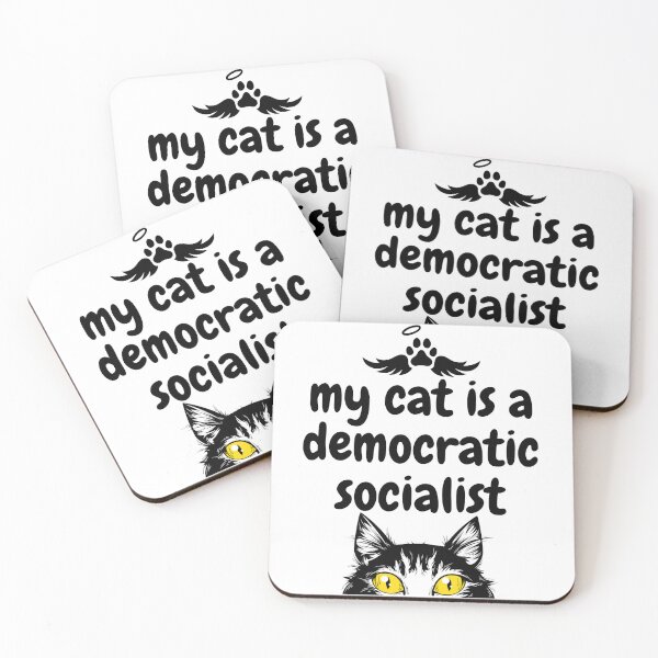 Item preview, my cat is a democratic socialist : meme cat designed and sold by MokonoKokoro.