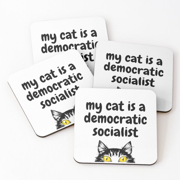 Item preview, my cat is a democratic socialist : meme cat designed and sold by MokonoKokoro.