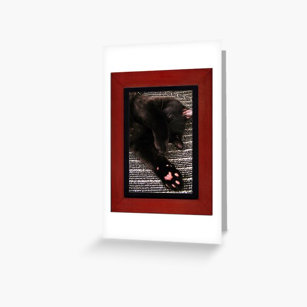 Geeze...it's tuff here~ Greeting Card