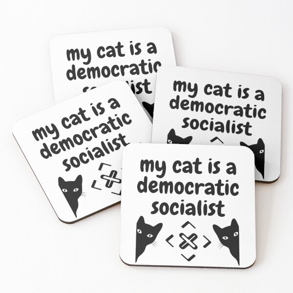 Item preview, my cat is a democratic socialist : meme cat designed and sold by MokonoKokoro.