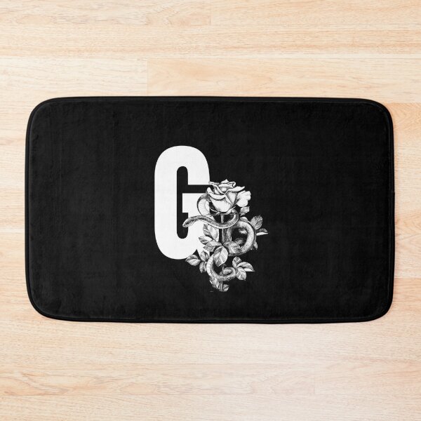 Item preview, G Botanical Monogram. Peony snake floral letter designed and sold by Emotionsy.