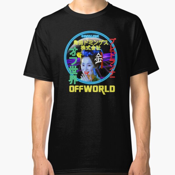 Blade Runner - Blimp Neon Spectacular Classic T-Shirt