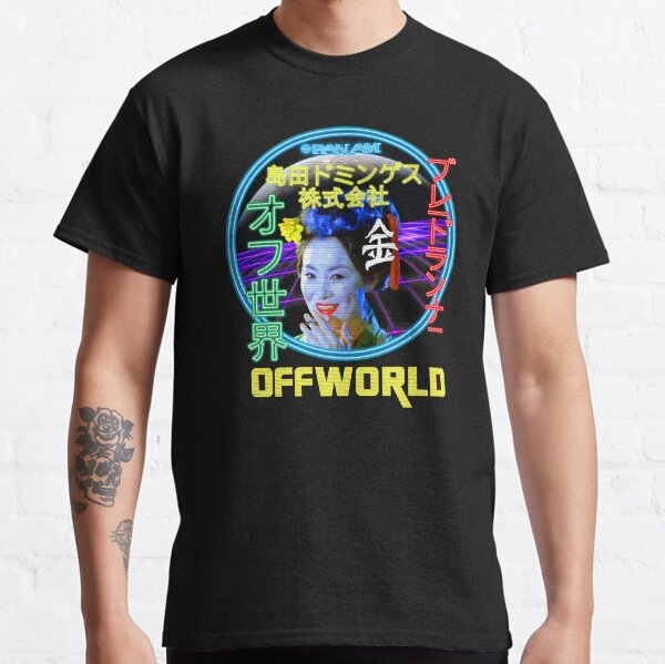 Blade Runner - Blimp Neon Spectacular Classic T-Shirt