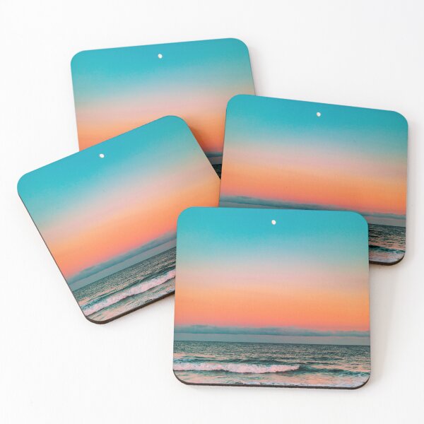 Item preview, Moon Waves at Bradley Beach. Orange Sky designed and sold by PureCanvas.