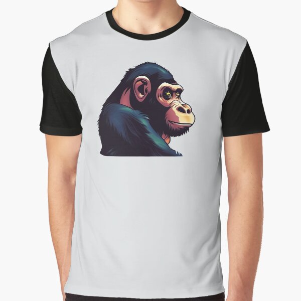 Item preview, Cute chimpanzee face portrait designed and sold by CutePlanetEarth.