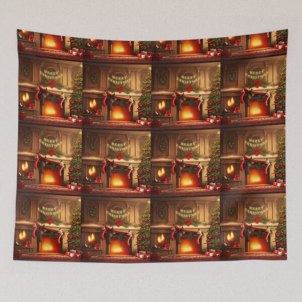 Item preview, Xmas fireplace | Christmas tree 2022 designed and sold by LenaKiagia.