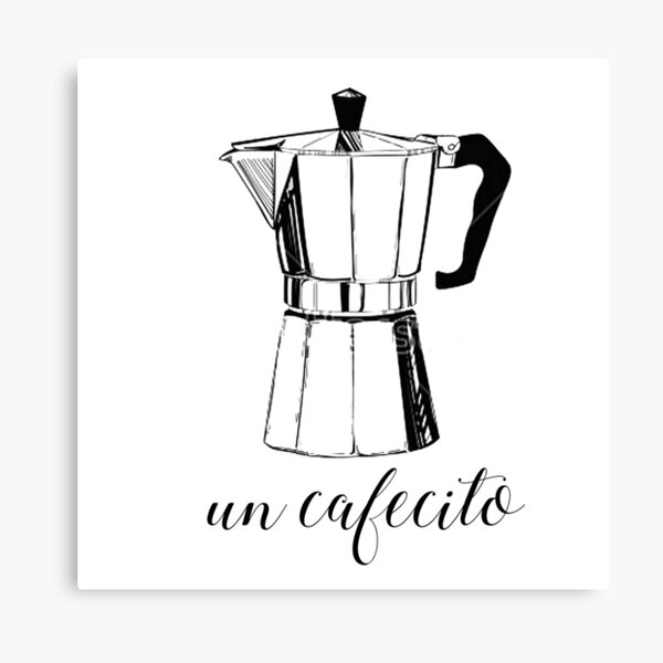 Un Cafecito, coffee Canvas Print