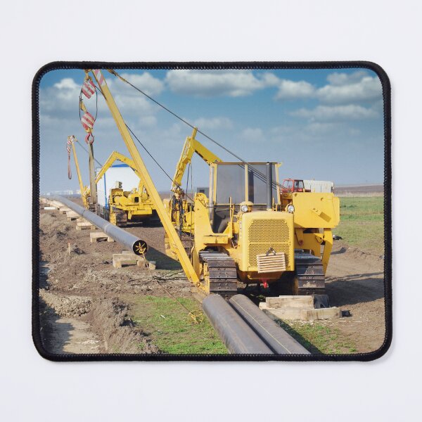 Item preview, construction site gas pipeline and machinery designed and sold by goceris.