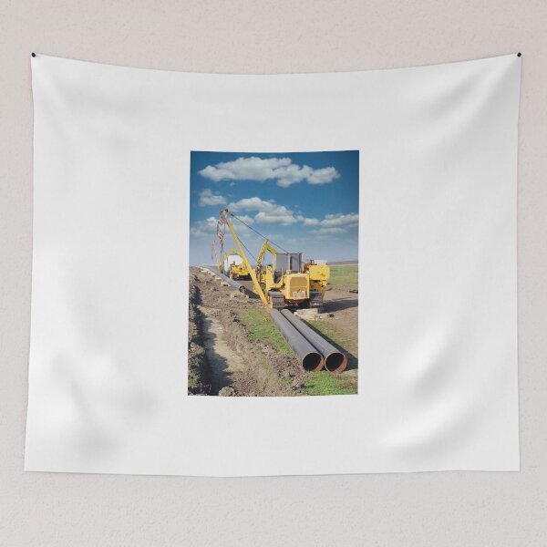 Item preview, construction site gas pipeline and machinery designed and sold by goceris.