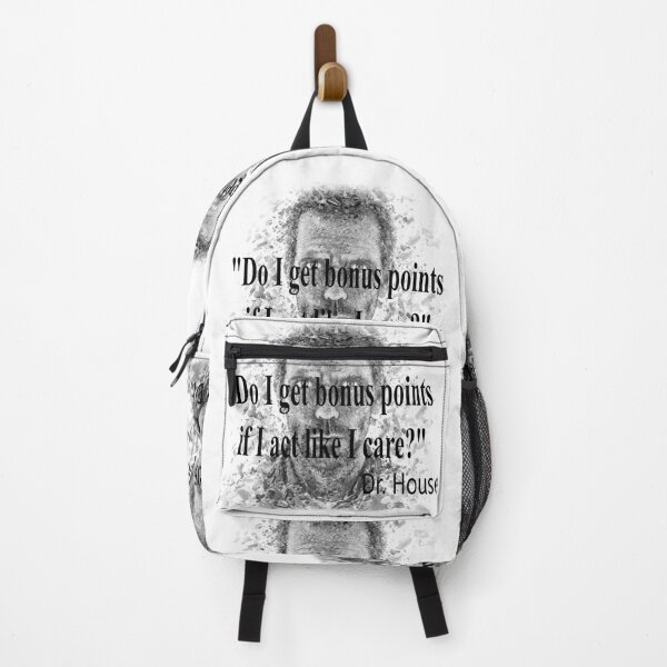 Item preview, Dr House quotes-"Do I get bonus points  if I act like I care?" designed and sold by shaxzodd.