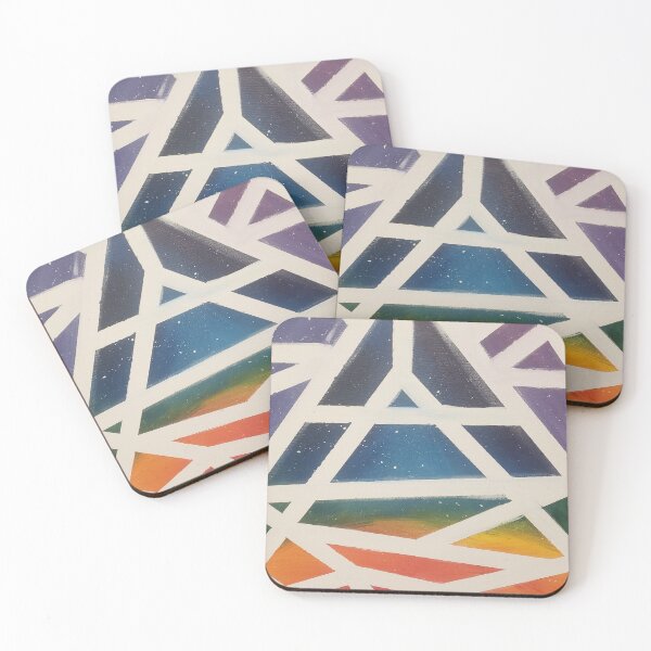 Item preview, Abstract colorful triangles designed and sold by Diala1984.