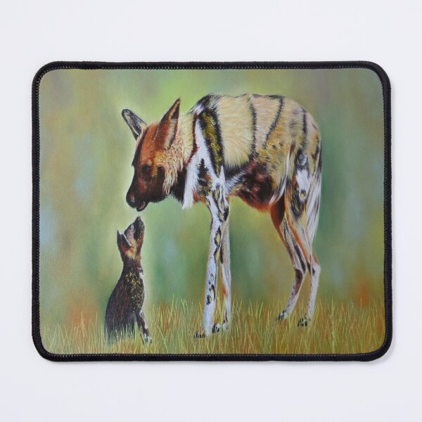 Item preview, The maternal moment of a Lycaon female designed and sold by beatrice-juhel.