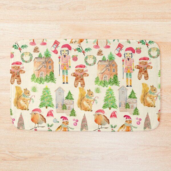 Item preview, Christmas symbols collection vintage watercolor hand painted  designed and sold by ColorandColor.
