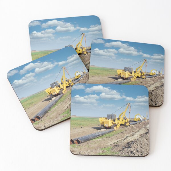 Item preview, gas pipeline and machinery construction site  designed and sold by goceris.