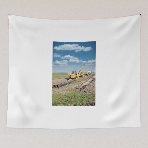Item preview, gas pipeline and machinery construction site  designed and sold by goceris.