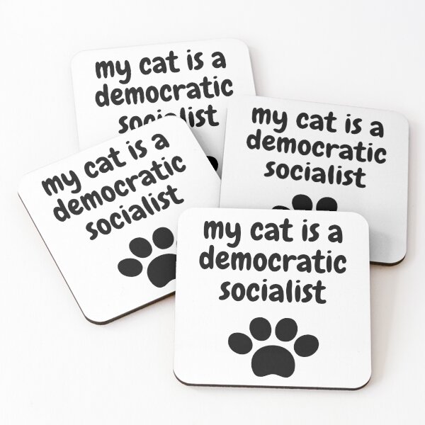 Item preview, my cat is a democratic socialist : meme cat designed and sold by MokonoKokoro.