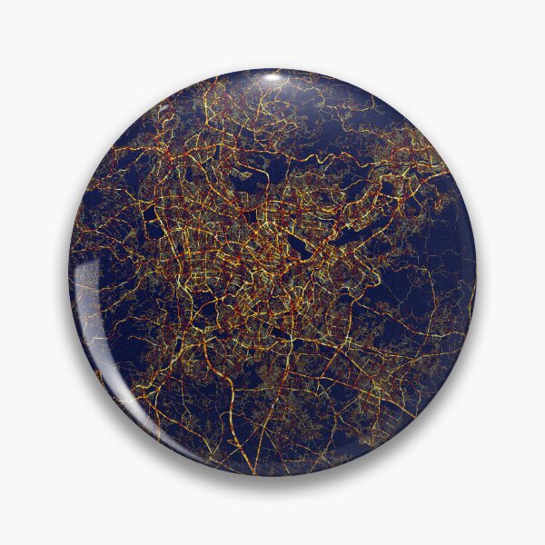 Item preview, Amman, Jordan Map  - City At Night designed and sold by deMAP.