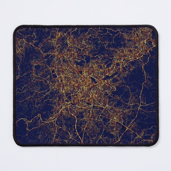 Item preview, Amman, Jordan Map  - City At Night designed and sold by deMAP.