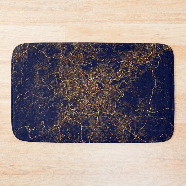 Item preview, Amman, Jordan Map  - City At Night designed and sold by deMAP.