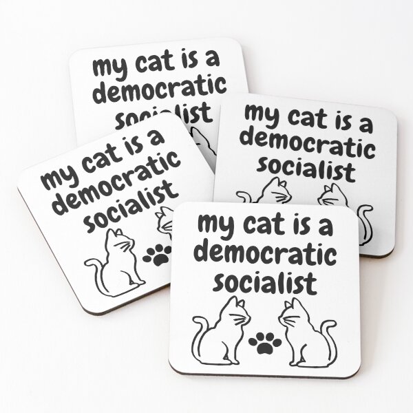 Item preview, my cat is a democratic socialist : meme cat designed and sold by MokonoKokoro.