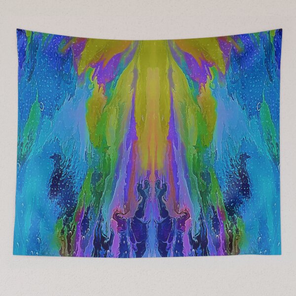 Item preview, Indigo And Azure Fantasy designed and sold by Rocky Mountain Artistry.